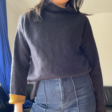 blue marine topshop pullover