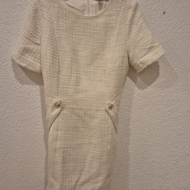 Robe fourreau écru taille 40