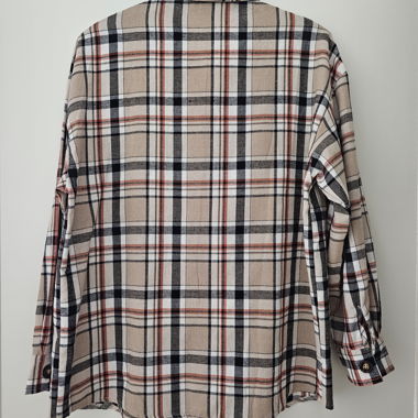 Chemise oversize à carreaux