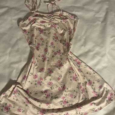 Floral Dress with Straps