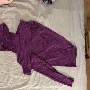 Icebreaker Merino Hoodie violet
