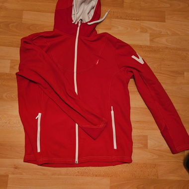 Felpa con cappuccio Wedze rossa taglia L