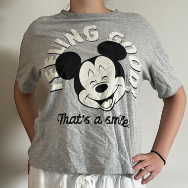 T-shirt grigia Mickey Mouse