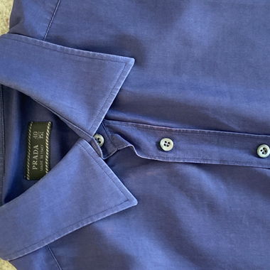 Prada Vintage Shirt Blue – Made in Italy – Size 40