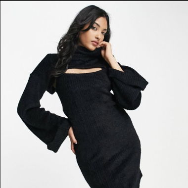 Fluffy Dress 2 Pieces