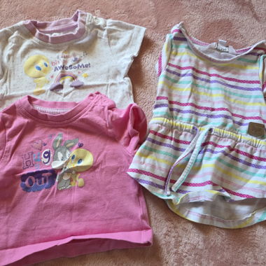 3er Set Baby Oberteile Gr. 50/56