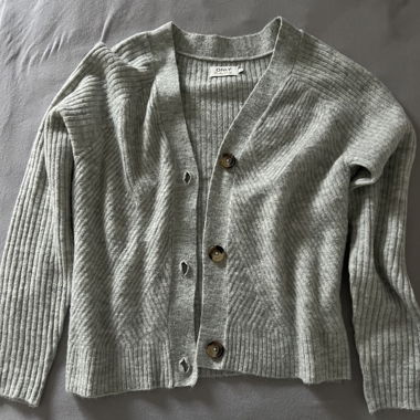 Cardigan gris clair ONLY