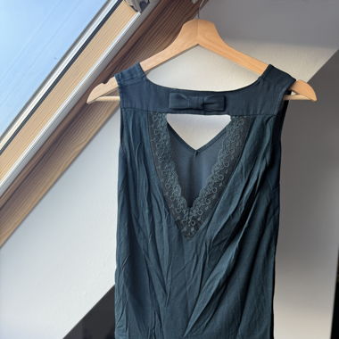 Naf Naf Tank Top in Teal Blue