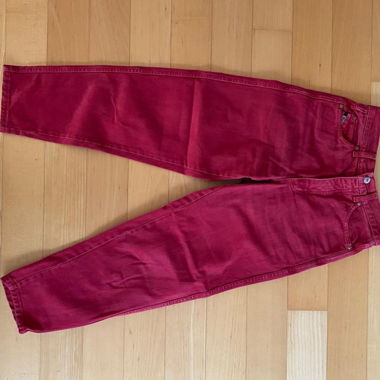 Sally Jeans Rot, ca. Grösse 36 authentic fit