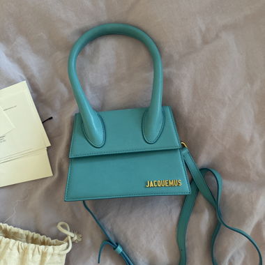 Sac Jacquemus turquoise