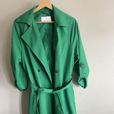 Trenchcoat in grün