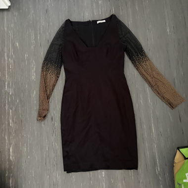 Schwarzes Versace-Collection Kleid