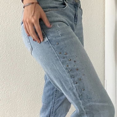 cool studded jeans