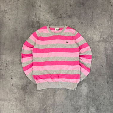 Vintage Striped Lacoste Sweater (S)