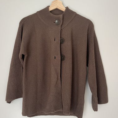 Kingfield Strickcardigan Braun Gr. S