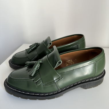 Solovair Green Hi-Shine Tassel Loafer (Dr.Martens)
