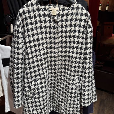 Manteau pied-de-poule