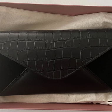 Black coin purse pouch Sézane