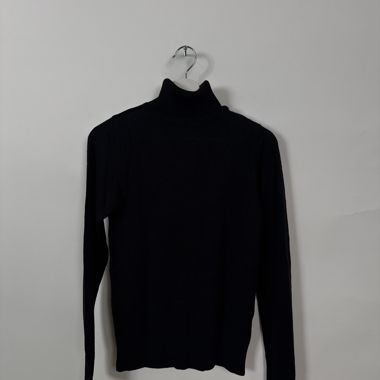 Black Turtleneck Sweater