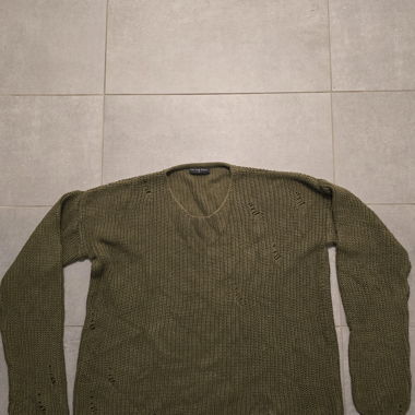 Knit sweater khaki Size M