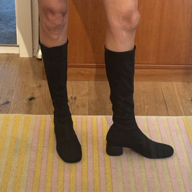 Vagabond Black Stretch Boots