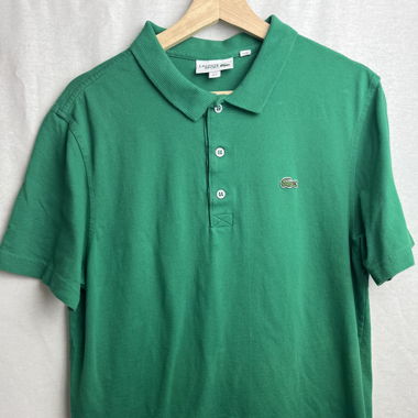 Polo Lacoste vert clair 