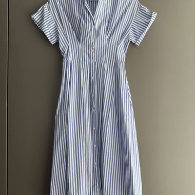 Striped Shirt Dress