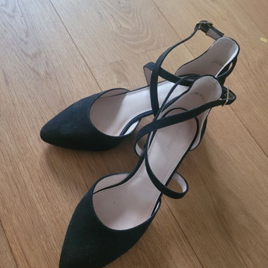 Escarpins slingback noirs