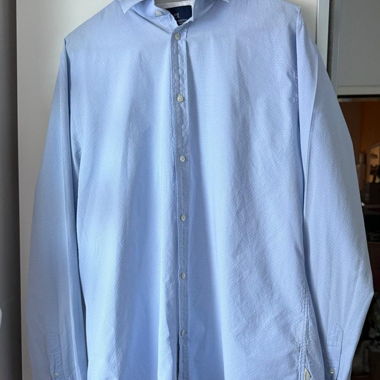Scotch & Soda camicia XXL hellblau
