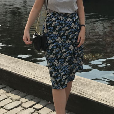 vintage midi skirt 