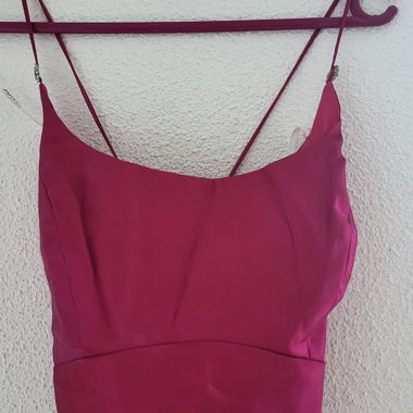 Robe fuchsia Faviana