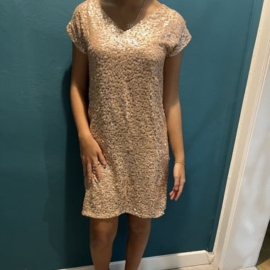 Robe sequins promod