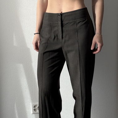 Dark grey chicos pants