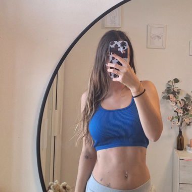 Blue sport top