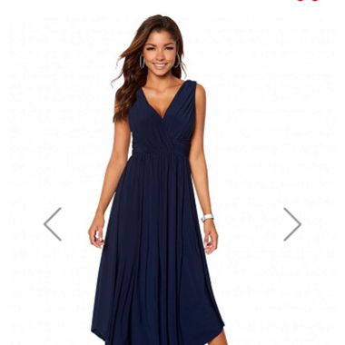 Robe bleu foncé m