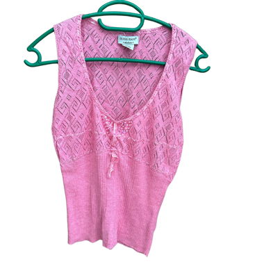 Y2K Guess Top – Original XS Pink Pop