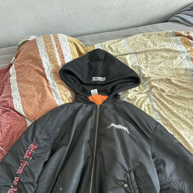 Vetements Total Fcking Darkness Bomber jacket