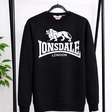Felpa nera Lonsdale