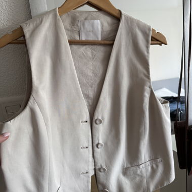 Beige Damen Weste MNG