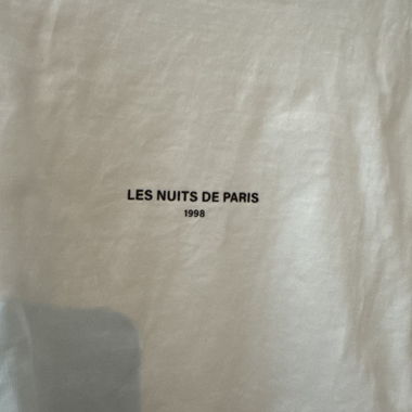 Weisses Langarmshirt mit Print