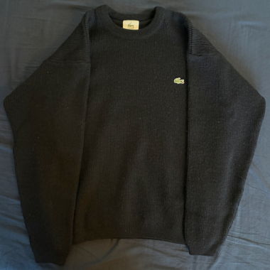 Pull en maille Lacoste vintage