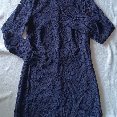 Abito in pizzo H&M blu scuro taglia 38