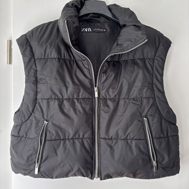 Gilet matelassé noir Zara