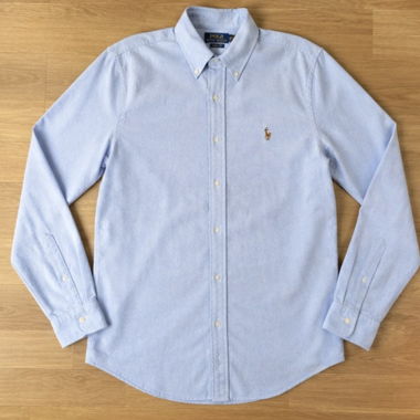 Blaue Ralph-Lauren-Hemd