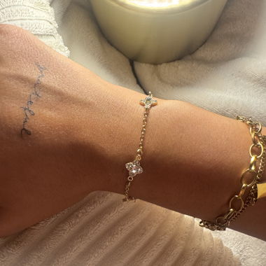 braccialetto con diamante carino