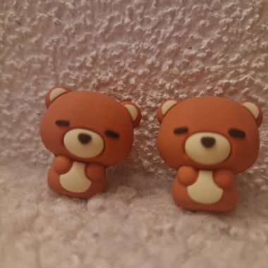 Bear erasers to put on a pencil