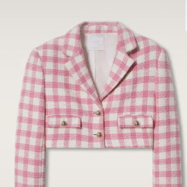 Veste blazer en tweed 