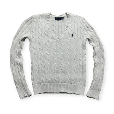RALPH LAUREN MAGLIONE TRECCIA TAGLIA XS DONNA