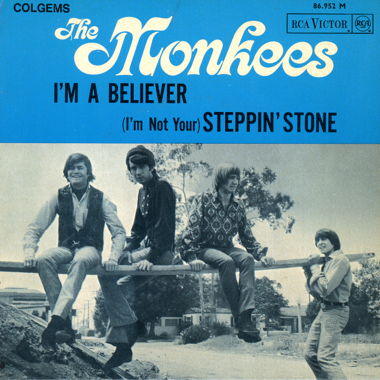EP SUPER 45 T. THE MONKEES (RCA France 1967)