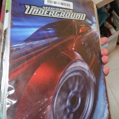Plaque métal need 4 speed underground 